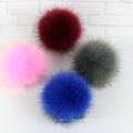 China Manufacturer Wholesale Custom Christmas Cute Large Artifical Fake Fox Fur Ball Faux Fur Pom Pom